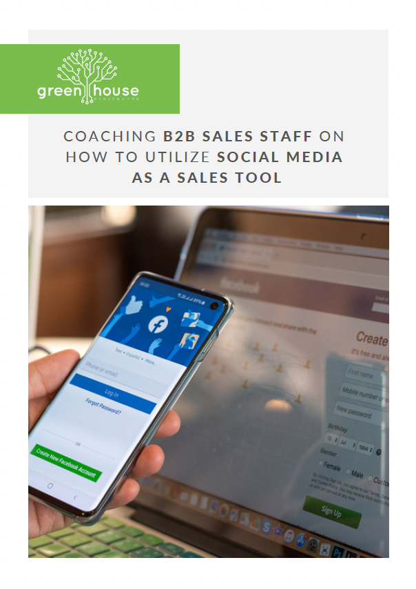 Coaching B2B sales staff on utilizing social media as a sales tool